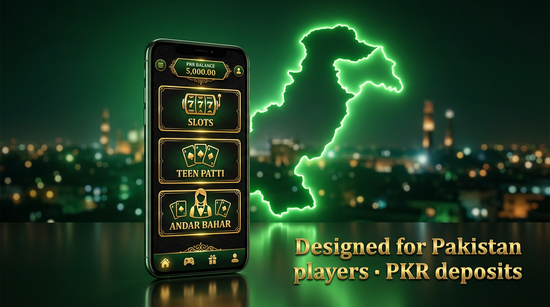 Main screen of Pak 777 pk page for PK players